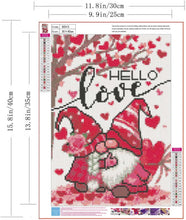 Load image into Gallery viewer, HELLO LOVE . DIAMOND ART by MishL