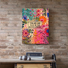 Load image into Gallery viewer, TRAIN YOUR MIND TO SEE THE GOOD . CANVAS ART by MishL
