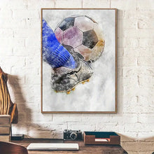 Load image into Gallery viewer, THE KICK . DIAMOND ART by MishL