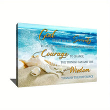 Load image into Gallery viewer, GOD GRANT ME THE SERENITY . CANVAS ART by MishL