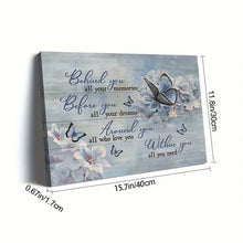 Load image into Gallery viewer, BEHIND YOU . BUTTERFLIES . CANVAS ART by MishL
