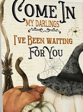 Load image into Gallery viewer, COME IN MY DARLINGS . CANVAS ART by MishL