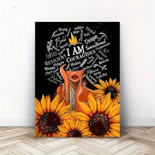 Load image into Gallery viewer, I AM . CANVAS ART by MishL