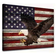 Load image into Gallery viewer, AMERICAN BALD EAGLE . CANVAS ART by MishL
