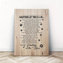 Load image into Gallery viewer, WAITING AT THE DOOR . CANVAS ART by MishL