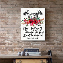 Load image into Gallery viewer, FIREFIGHTER . CANVAS WALL ARTby MishL