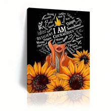 Load image into Gallery viewer, I AM . CANVAS ART by MishL