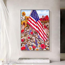 Load image into Gallery viewer, AMERICAN BEAUTY . DIAMOND ART by MishL