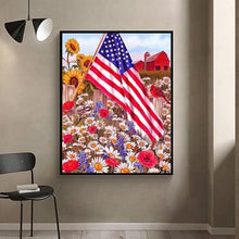 Load image into Gallery viewer, AMERICAN BEAUTY . DIAMOND ART by MishL