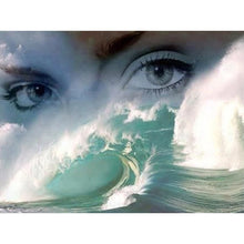 Load image into Gallery viewer, EYES IN THE SKY . DIAMOND ART by MishL
