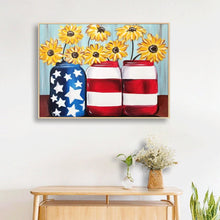 Load image into Gallery viewer, AMERICA THE BEAUTIFUL . DIAMOND ART by MishL