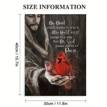 Load image into Gallery viewer, MY MIND STILL TALKS TO YOU . CANVAS ART by MishL