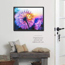 Load image into Gallery viewer, DANDELION . DIAMOND ART by MishL