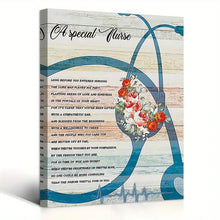 Load image into Gallery viewer, A SPECIAL NURSE . CANVAS ART by MishL