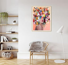 Load image into Gallery viewer, BEAUTY FULL FLOWERS . DIAMOND ART by MishL