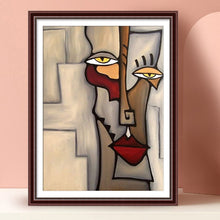 Load image into Gallery viewer, ABSTRACT FACE . DIAMOND ART by MishL