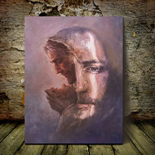 Load image into Gallery viewer, TWO FACES OF CHRIST . CANVAS ART by MishL
