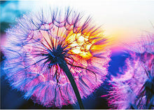 Load image into Gallery viewer, DANDELION . DIAMOND ART by MishL