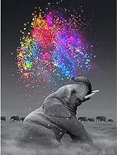 Load image into Gallery viewer, ELEPHANT DUST . DIAMOND ART by MishL