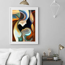 Load image into Gallery viewer, MOTHER AND CHILD . DIAMOND ART by MishL