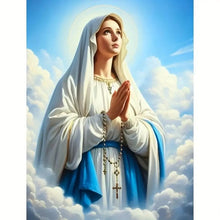 Load image into Gallery viewer, HOLY MARY . DIAMOND ART by MishL