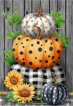 Load image into Gallery viewer, PUMPKIN MEDLEY . DIAMOND ART by MishL