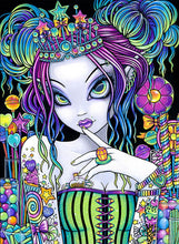 Load image into Gallery viewer, DIAMOND GIRL . DIAMOND ART by MishL