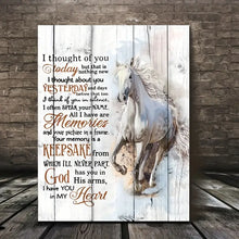 Load image into Gallery viewer, I THOUGHT OF YOU TODAY . CANVAS ART by MishL