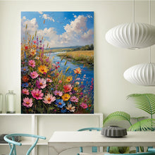 Load image into Gallery viewer, FLORAL RIVER . DIAMOND ART by MishL