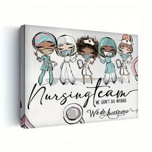Load image into Gallery viewer, NURSING TEAM . CANVAS ART by MishL