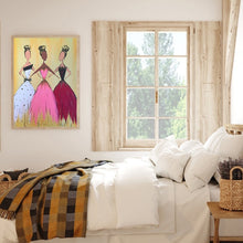 Load image into Gallery viewer, THREE LADIES . DIAMOND ART by MishL