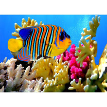Load image into Gallery viewer, CORAL REEF . DIAMOND ART by MishL