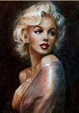 Load image into Gallery viewer, MARILYN MONROE . DIAMOND ART by MishL