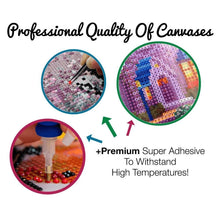 Load image into Gallery viewer, THE CHRISTMAS STOCKING . DIAMOND ART by MishL