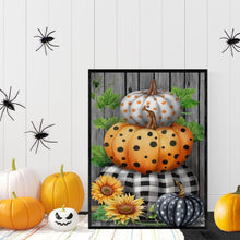 Load image into Gallery viewer, PUMPKIN MEDLEY . DIAMOND ART by MishL