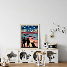 Load image into Gallery viewer, THANK YOU FOR YOUR SERVICE . DIAMOND ART by MishL