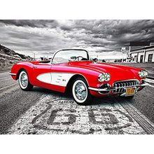 Load image into Gallery viewer, ROUTE 66 . DIAMOND ART by MishL