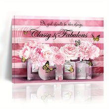 Load image into Gallery viewer, CLASSY & FABULOUS . CANVAS ART by MishL