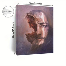 Load image into Gallery viewer, TWO FACES OF CHRIST . CANVAS ART by MishL