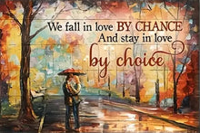 Load image into Gallery viewer, WE FALL IN LOVE BY CHANCE . CANVAS WALL ART
