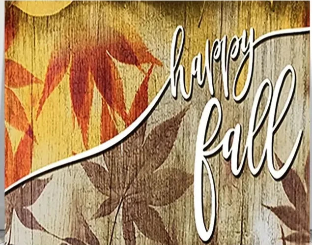 HAPPY FALL . CANVAS WALL ART