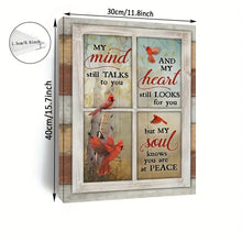 Load image into Gallery viewer, MY MIND STILL TALKS TO YOU . CANVAS WALL ART
