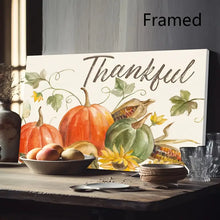 Load image into Gallery viewer, THANKFUL . CANVAS WALL ART
