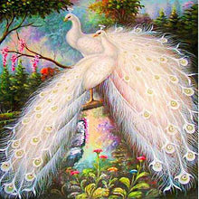 Load image into Gallery viewer, INSPIRATIONS DIAMOND PAINTING BY MISHL . CRYSTAL PEACOCK
