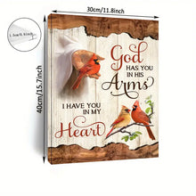 Load image into Gallery viewer, GOD HAS YOU IN HIS ARMS . CANVAS WALL ART
