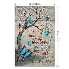 Load image into Gallery viewer, THOSE WE LOVE DON&#39;T GO AWAY . CANVAS WALL ART
