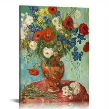 Load image into Gallery viewer, POPPIES &amp; DAISIES . CANVAS WALL ART
