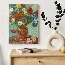 Load image into Gallery viewer, POPPIES &amp; DAISIES . CANVAS WALL ART
