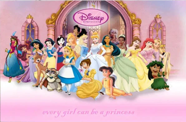 DISNEY PRINCESS COLLECTION . CANVAS WALL ART