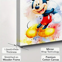 Load image into Gallery viewer, MODERN MICKEY . CANVAS WALL ART
